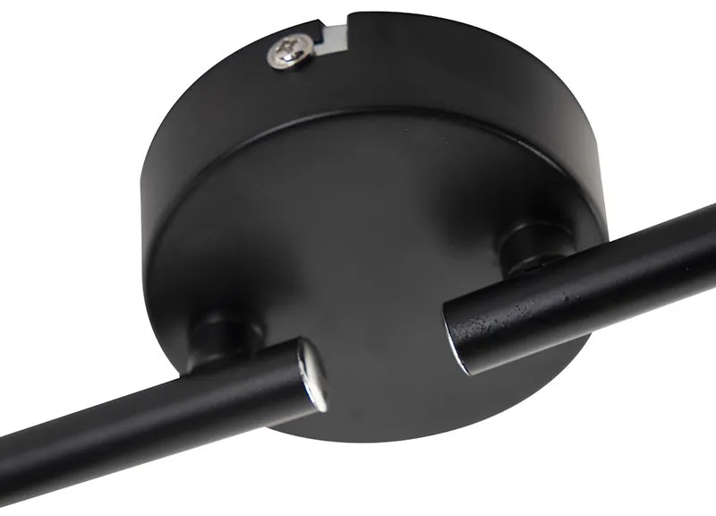 Модерен прожектор 4-светлина черен със златен интериор - Buell Deluxe