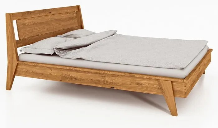 Дъбово двойно легло 200x200 cm Retro 2 - The Beds