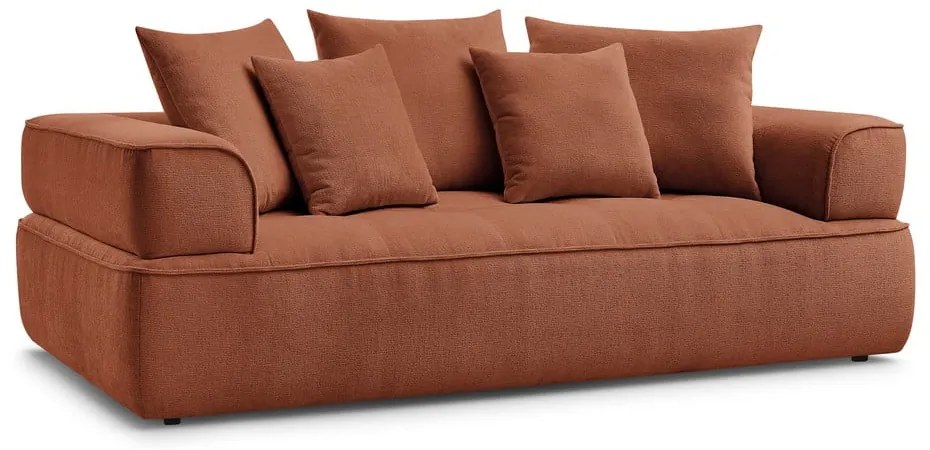 Теракотен шенилов диван 237 cm Whesley – Bobochic Paris