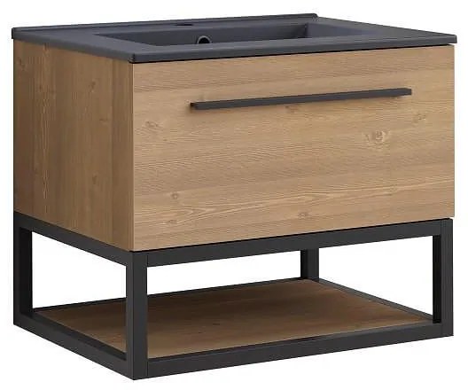 Конзолен PVC шкаф СИМОН 6050-039+УМИВ.6066G, Inter Ceramic, 61x46x52см
