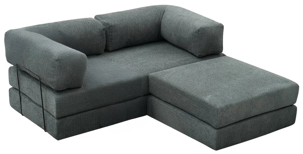 Ъглов диван Comfort Mini, цвят Зелен
