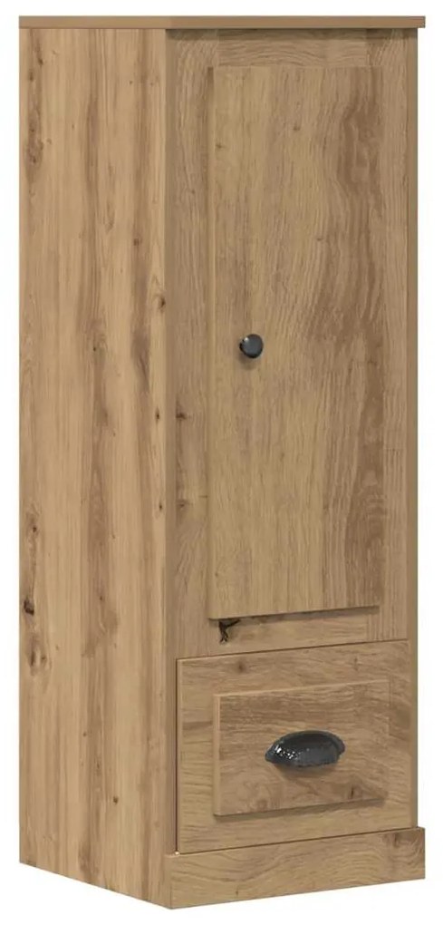 857146 vidaXL Висок шкаф, дъб артизан, 36x35,5x103,5 см, инженерно дърво