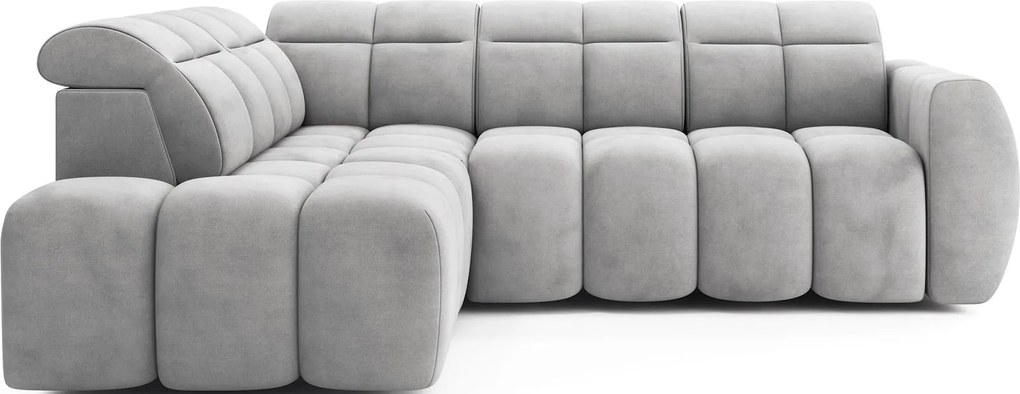 Ъглов диван Chicago-Сив-Ляв