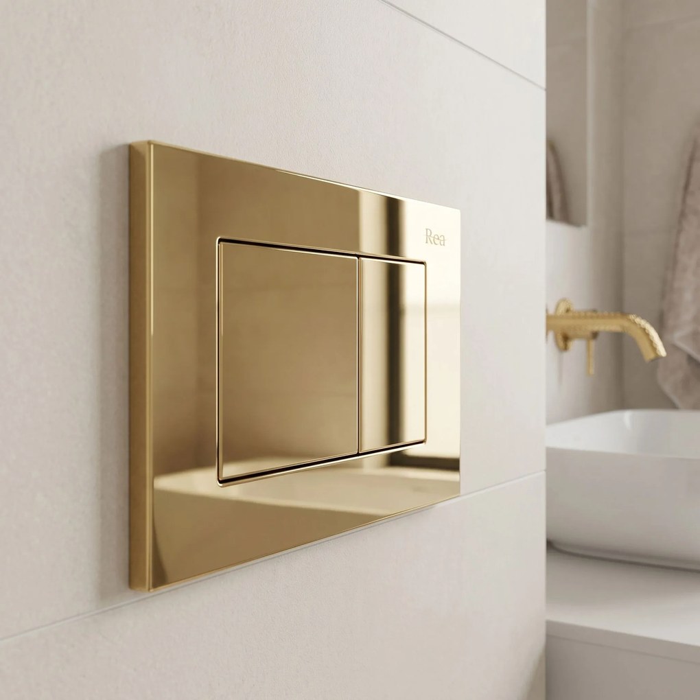 Комплект Структура за Вграждане за WC Slim 024N с Бутон J Gold