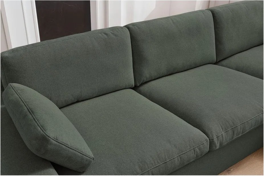 Зелен ъглов диван Belair – Bobochic Paris