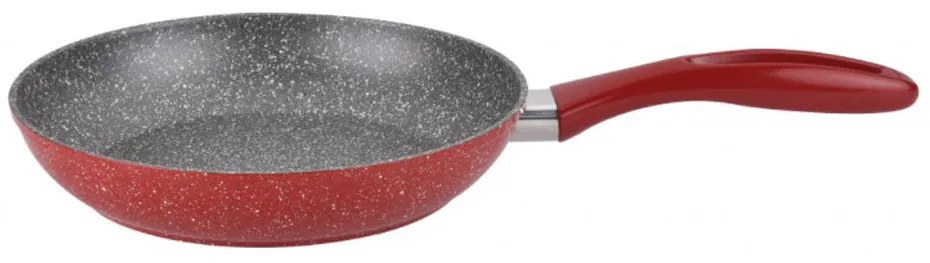 Тиган ZEPHYR Red Passion ZP 4419, Мраморно покритие, Индукция, Червен - 24x4.6 см