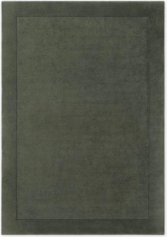 Тъмнозелен ръчно изработен килим със смес от вълна 80x150 cm Kari – Villeroy&amp;Boch