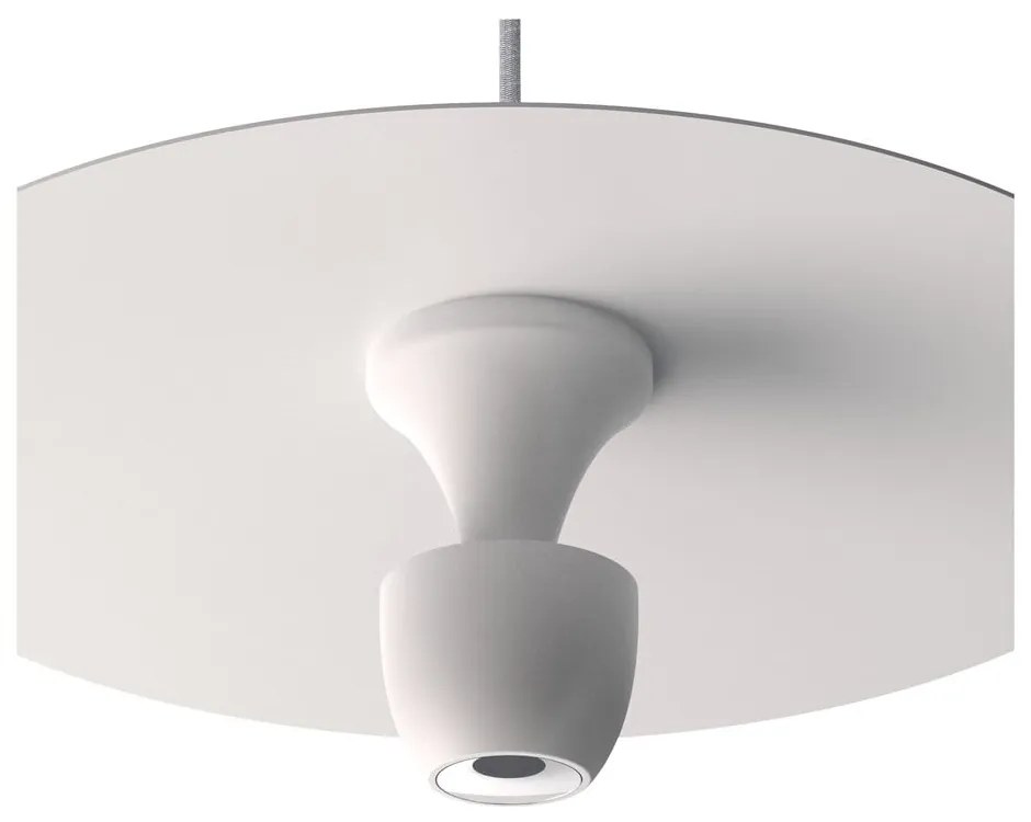 Бяло висящо осветително тяло, височина 150 cm Poppins - SULION