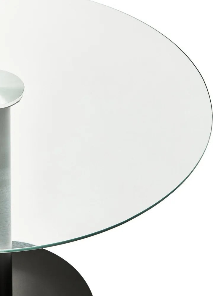 Кръгла трапезна маса със стъклен плот ø 90 cm Metropolitan – Premier Housewares