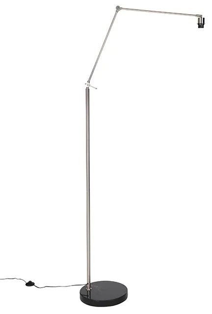 Модерна подова лампа стомана регулируема - Editor