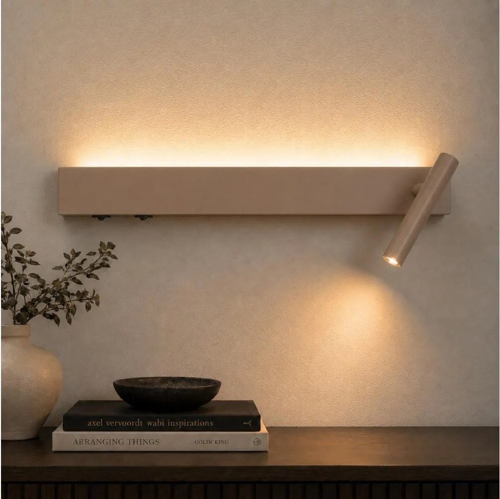 BRILAGI - LED стенен насочващ осветител ARLIX LED/3W/230V + LED/7W бежово CRI 90