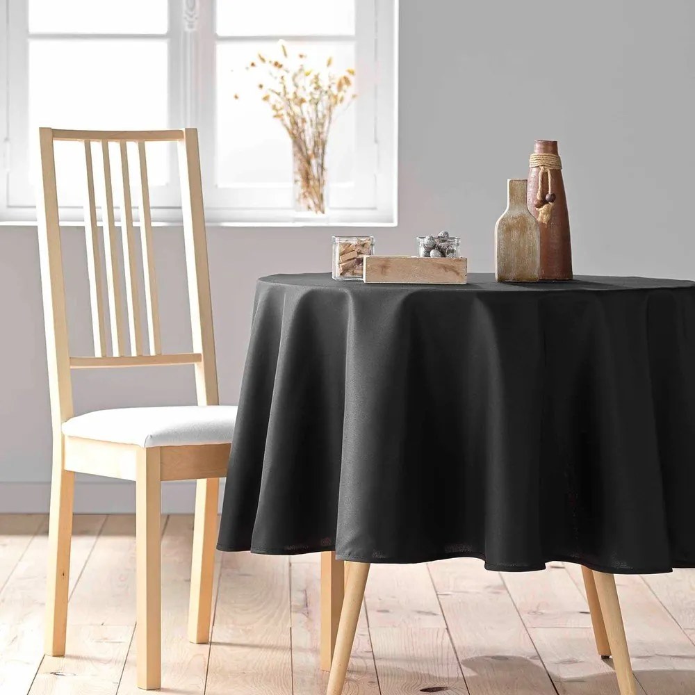 Перяща се покривка за маса ø 180 cm Essentiel – douceur d'intérieur