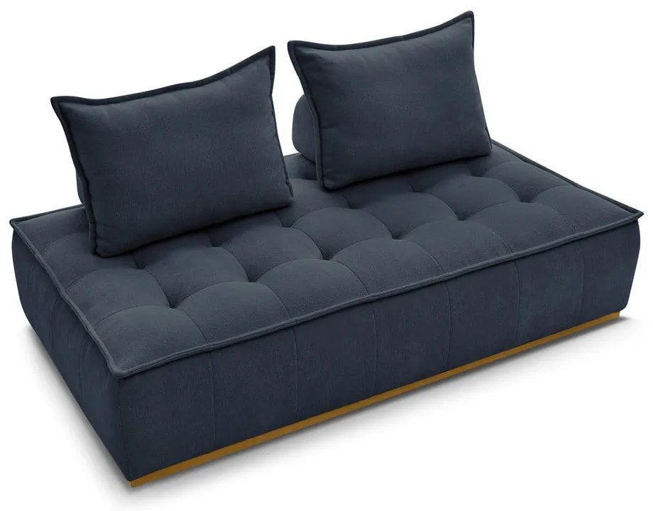 Тъмносин шенилов диван 175 cm Elisa – Bobochic Paris