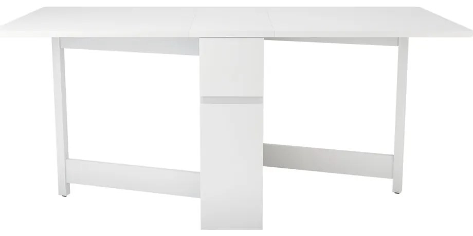 Бяла сгъваема многофункционална маса Kungla - Woodman