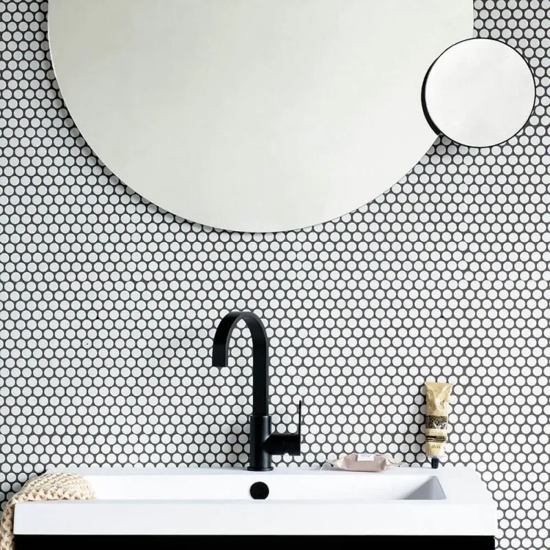 Огледало за стена Brabantia MindSet Mineral 1005690, 5 кратно увеличаване, Магнитна стойка, Устойчиво на корозия, Минерално покритие, Сив