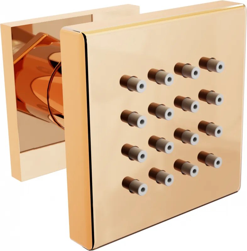 Mexen външен страничен разпръсквач, розово злато - 79360-60