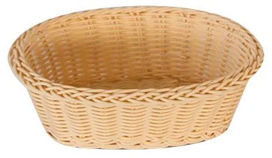 Панер водоустойчив PVC елипса натурал 21x16x7см (VH03N) (M)