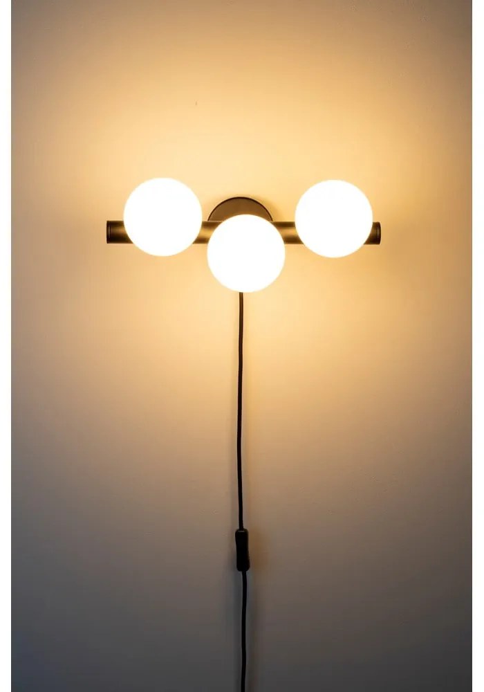 Черно-бял стенна лампа Monica – White Label