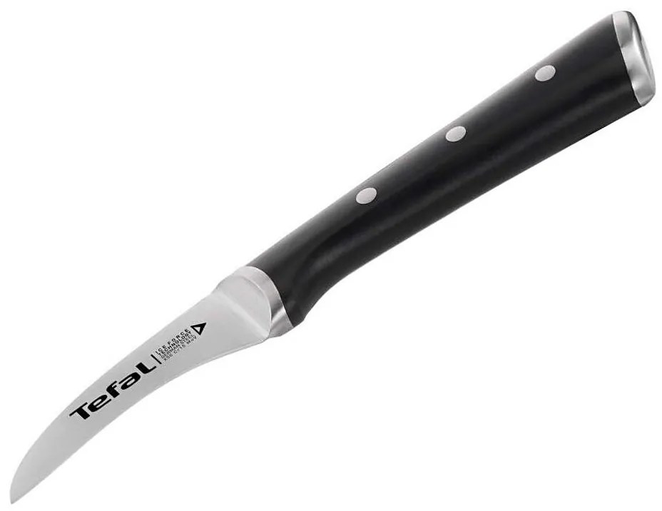 Tefal - Нож за изрязване ICE FORCE 7 см, неръждаема стомана, хром/черен