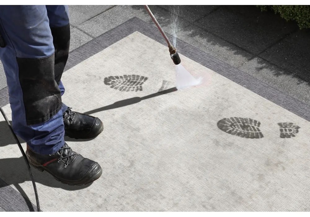 Сив и кремав килим за открито , 160 x 230 cm Panama - NORTHRUGS