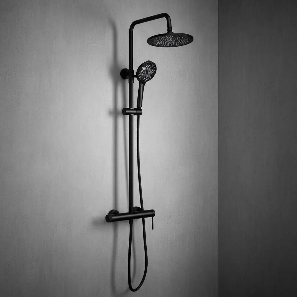 Комплект за душ Rea Foss Clif Black