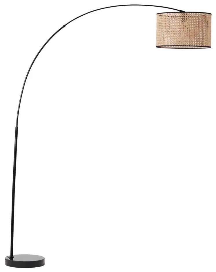 Brilliant - Подова лампа WILEY 1xE27/60W/230V черна/бежова