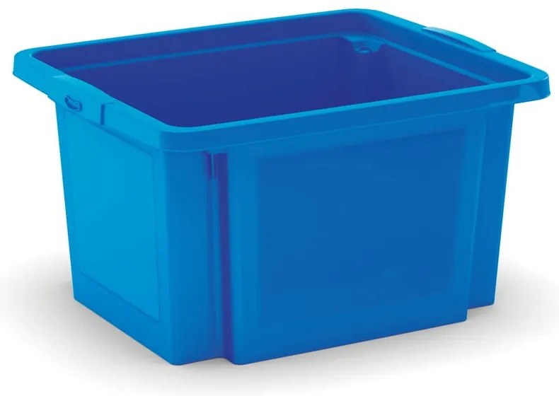 Синя пластмасова кутия за съхранение 42x35x23 cm H-Box S – KIS