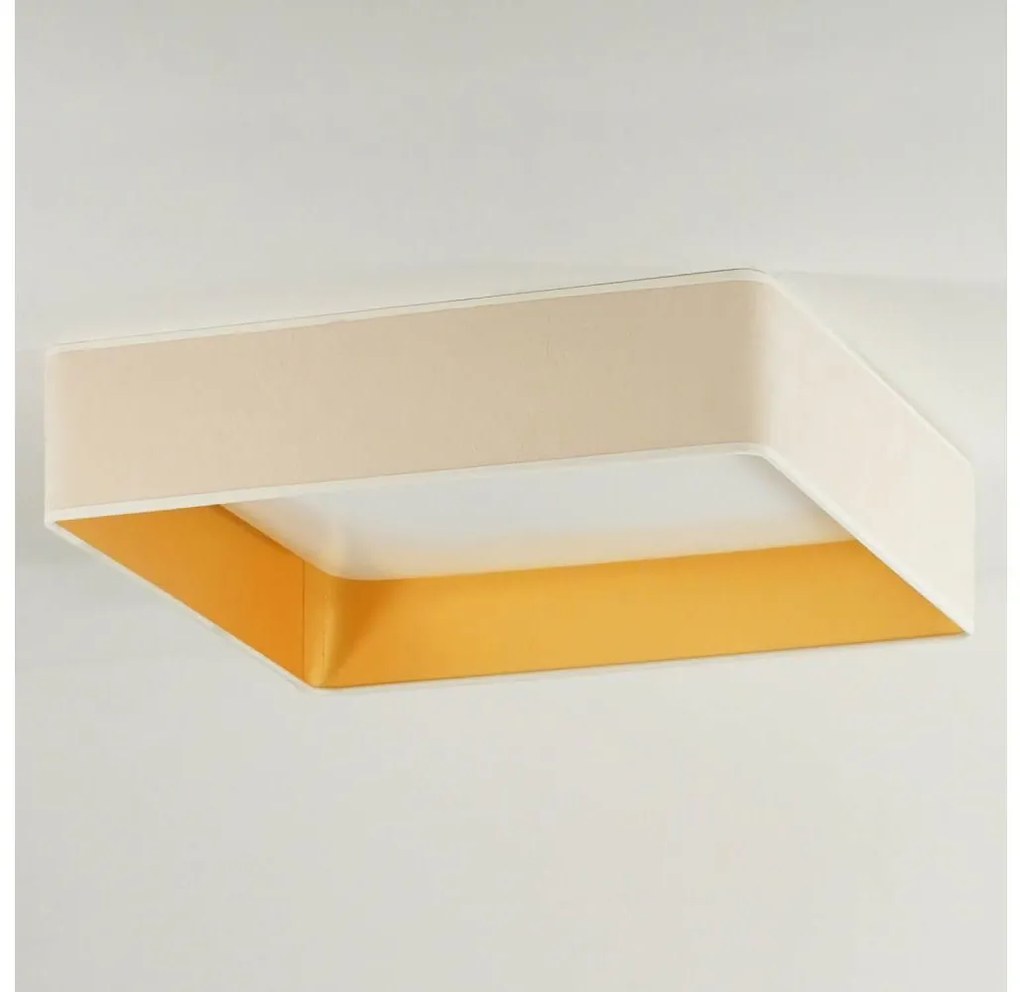 Brilagi - LED таванно осветително тяло VELVET SQUARE LED/24W/230V кремаво