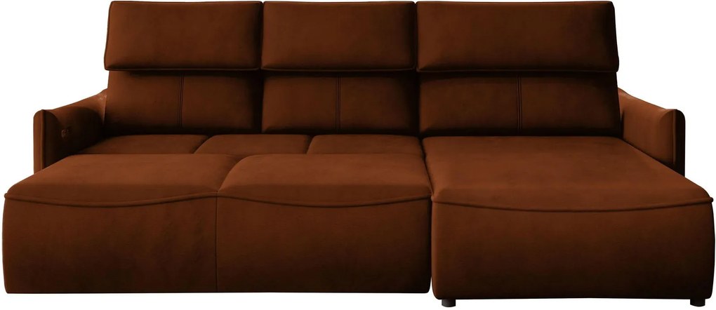 Ъглов диван Merlyn-Right-Orange