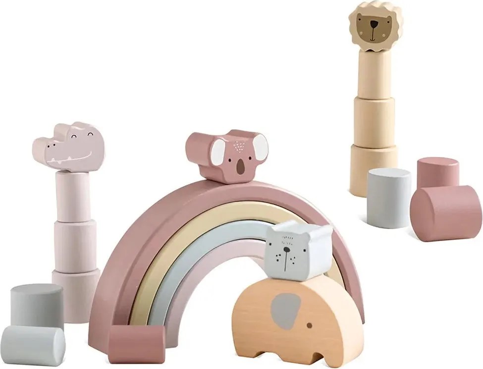 Детски комплект с блокчета Joyland Animal Blocks