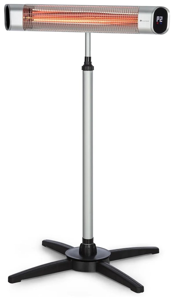 Blumfeldt Dark Wave, Инфрачервен нагревател, 2000W, позлатена въглеродна тръба, IP65, алуминий