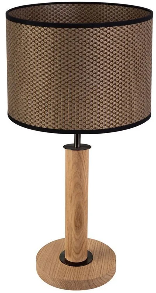 Spot-Light 7017400711551 - Настолна лампа BENITA 1xE27/60W/230V дъб