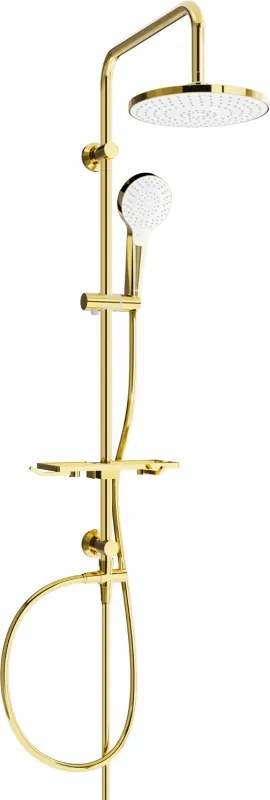 Mexen T05 душ колона, злато/бяло - 798050593-50