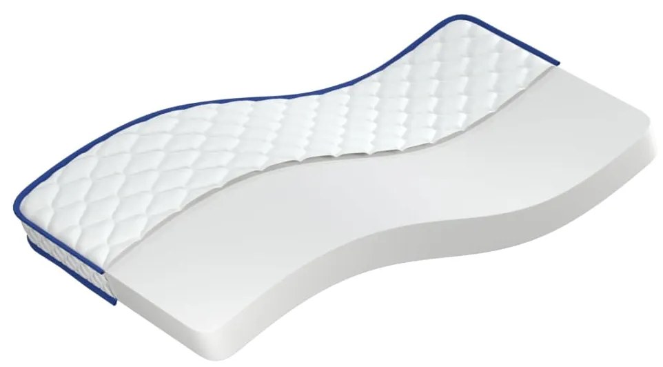 241074 vidaXL Матрак с мемори пяна, 200 х 140 х 17 см, мек