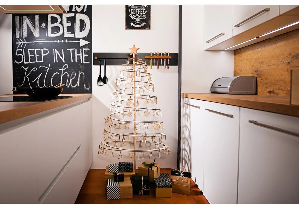 Комплект от 10 дървени коледни декорации Medium - Spira