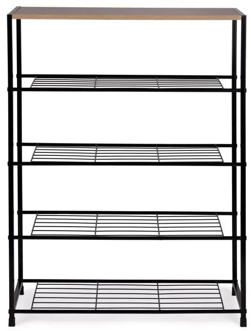 Стелаж за обувки с метална конструкция - 3 рафта, до 16 чифта