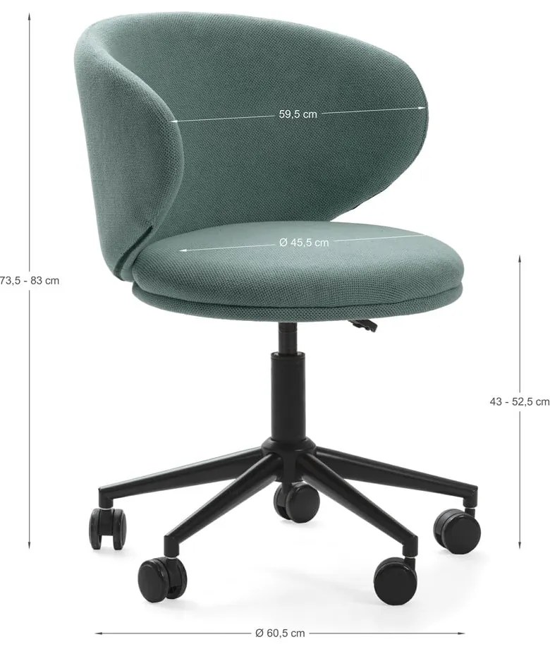 Зелен офис стол Rush – Marckeric