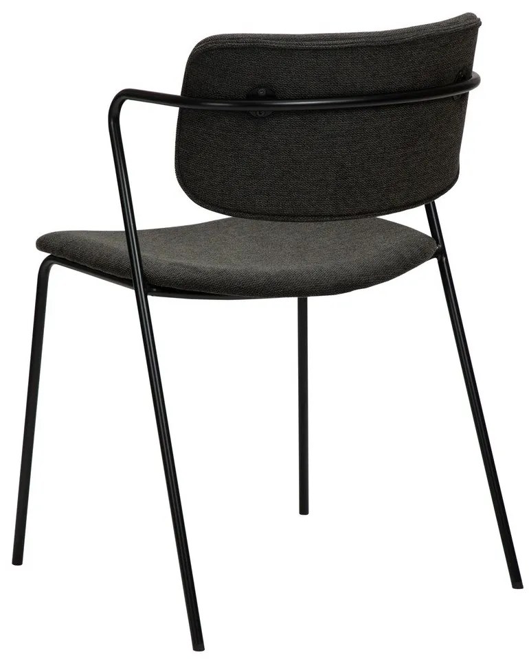 Черен трапезен стол Zed - DAN-FORM Denmark