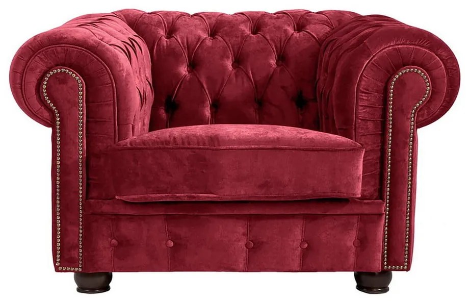 Червено кресло Velvet Norwin - Max Winzer