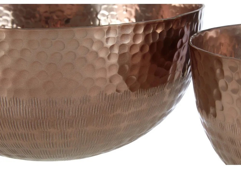 Метални купи за сервиране в комплект от 2 бр. в меден цвят ø 26 cm Solis – Premier Housewares