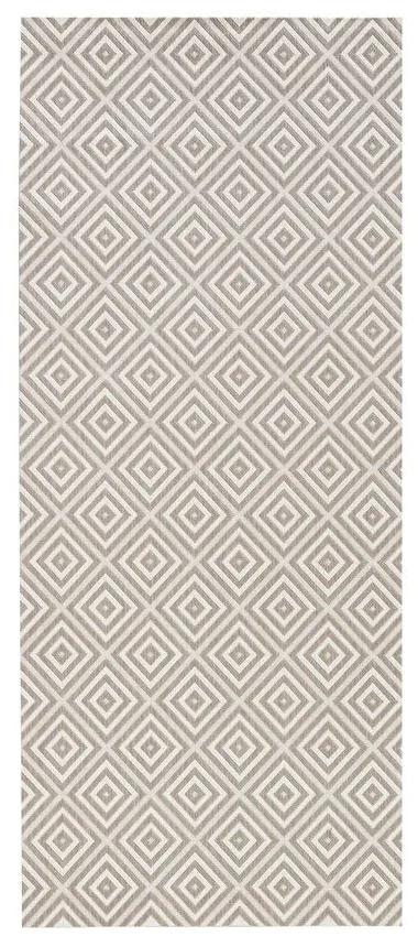 Сив килим за открито , 80 x 150 cm Karo - NORTHRUGS
