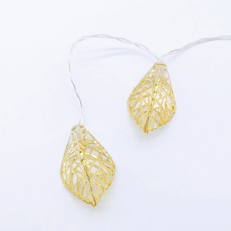 LED крушка в поредица Metal leaves-Злато-Стабилен (10) парчета