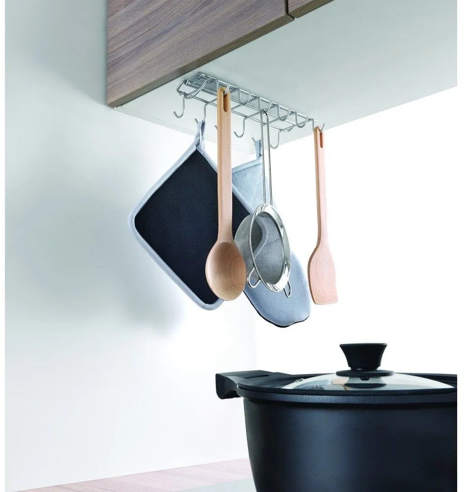 Висящ кухненски държач от неръждаема стомана Slide - Metaltex