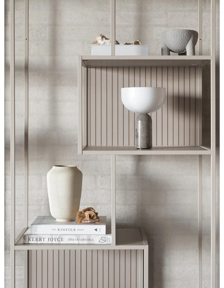 Сива библиотека 77x185x35 cm Seaford – Actona