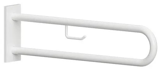 Бяла опорна дръжка 10x25 см