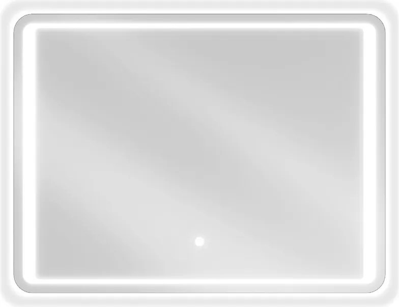 Mexen Zusa подсветено огледало за баня 80 x 60 см, LED 6000K, анти-пара - 9808-080-060-611-00