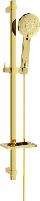 Mexen DQ40 плъзгащ се комплект за душ, златен - 785404581-50