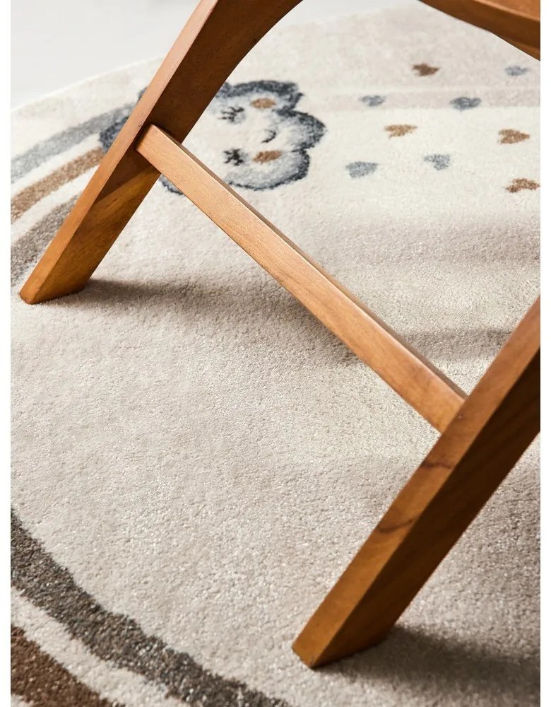 Кремав детски килим ø160 cm Walk like an Elephant Rainbow – Villeroy&Boch