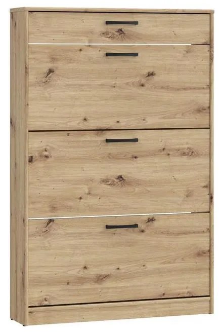 Шкаф за обувки KAVI, дъб Артизан