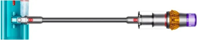 Вертикална прахосмукачка Dyson V15S Detect Submarine 448798-01, 660W, 0.77 л, 60 мин автономия, Сензори, 4 режима, LCD, Сив/син